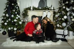 Christmas Themed Family Photos at Mint Studios in Toronto, Ontar