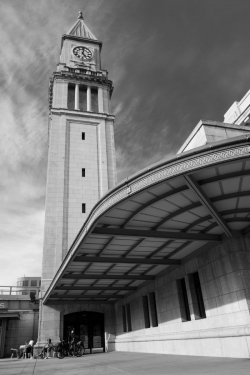Clock Tower at Summerhill Train Station in Toronto, Canada