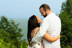 Surprise proposal photos between Michael and Marina